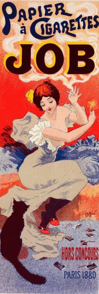 Papier a Cigarettes Job  by Georges Meunier - Hand-Painted Oil Painting Reproduction