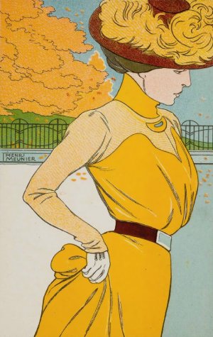 Taking a walk by Georges Meunier Oil Painting