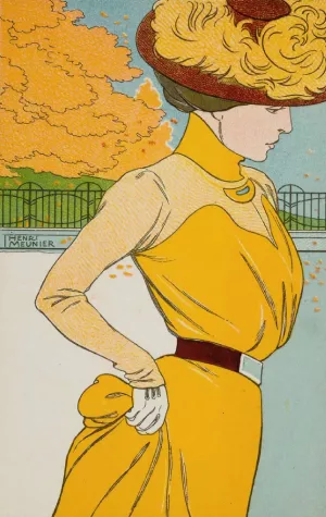 Taking a walk Oil painting by Georges Meunier