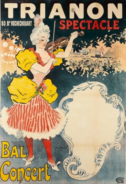Main Product Photo of Trianon  80, Bd Rochechouart Spectacle  Bal Concert  Painting by Georges Meunier