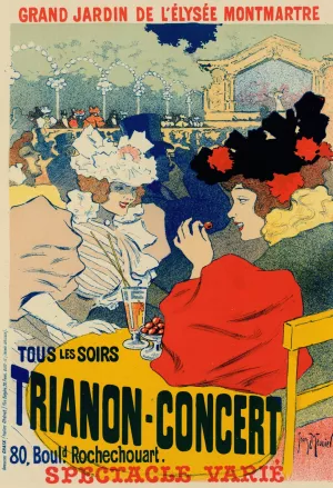 Trianon-Concert Oil painting by Georges Meunier