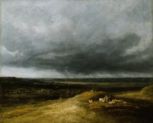 Approaching Storm by Georges Michel Oil Painting