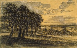 Landscape by Georges Michel Oil Painting