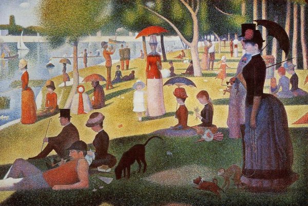 Main Product Photo of A Sunday Afternoon on the Island of La Grande Jatte Painting by Georges Seurat