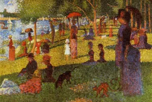 An Afternoon at La Grande Jatte by Georges Seurat - Oil Painting Reproduction