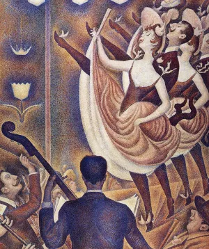 Chahut painting by Georges Seurat