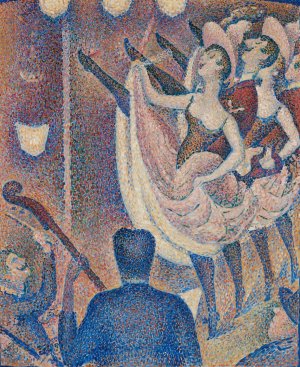etude pour 'Le Chahut' by Georges Seurat Oil Painting