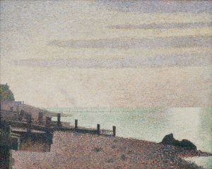 Evening, Honfleur by Georges Seurat Oil Painting