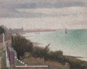 Grandcamp, Evening by Georges Seurat Oil Painting