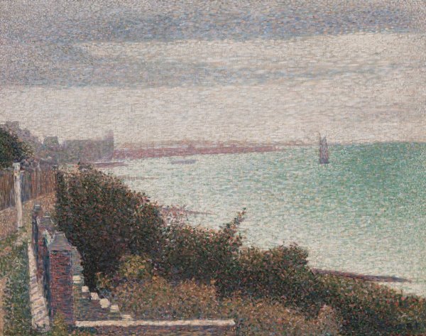 Main Product Photo of Grandcamp, Evening  Painting by Georges Seurat