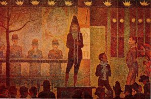 Invitation to the Sideshow by Georges Seurat Oil Painting