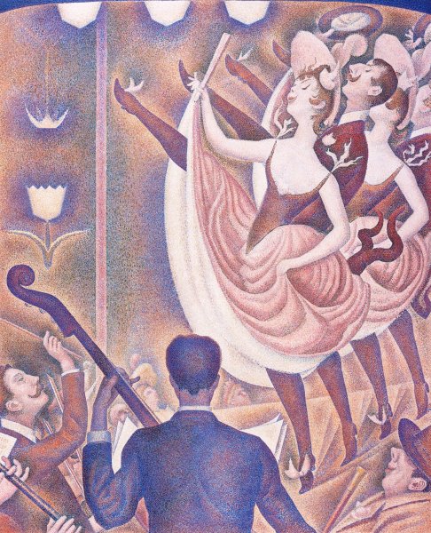 Le Chahut  by Georges Seurat - Hand-Painted Oil Painting Reproduction