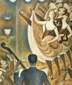 Le Chahut painting by Georges Seurat