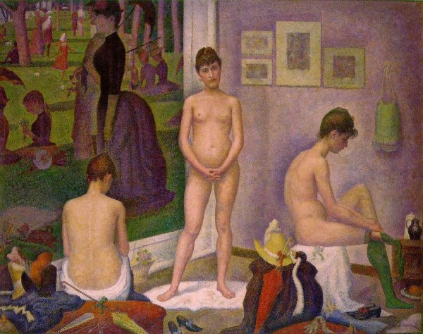 Main Product Photo of Models Painting by Georges Seurat