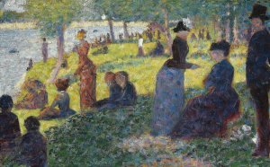 Oil Sketch for “La Grande Jatte” by Georges Seurat Oil Painting