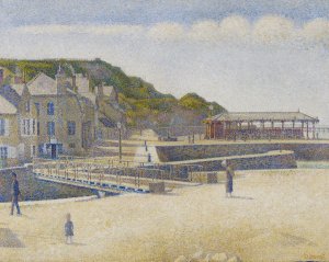 Port-en-Bessin by Georges Seurat Oil Painting