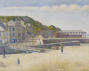 Port-en-Bessin by Georges Seurat Oil Painting