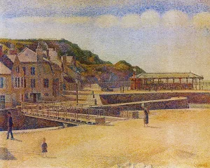 Port-en-Bessin by Georges Seurat Oil Painting