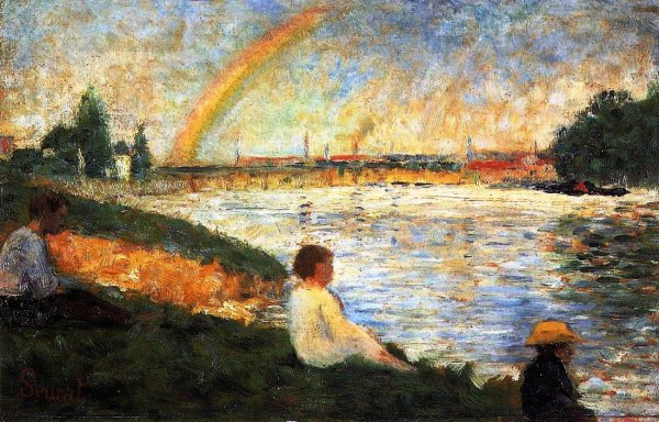 Rainbow by Georges Seurat - Hand-Painted Oil Painting Reproduction