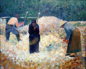 Rock-Breakers, Le Raincy by Georges Seurat Oil Painting