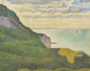 Seascape at Port-en-Bessin, Normandy by Georges Seurat Oil Painting