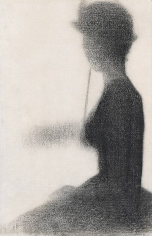 Seated Woman with a Parasol by Georges Seurat Oil Painting