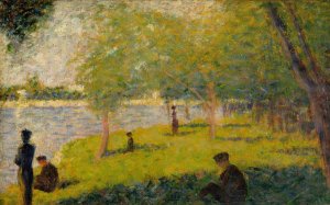 Study for 'A Sunday on La Grande Jatte' by Georges Seurat Oil Painting