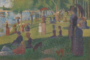 Study for 'A Sunday on La Grande Jatte' by Georges Seurat Oil Painting