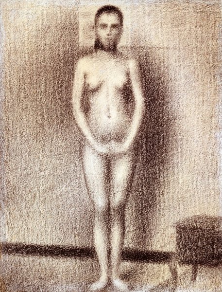 Study for Les Poseuses by Georges Seurat - Hand-Painted Oil Painting Reproduction