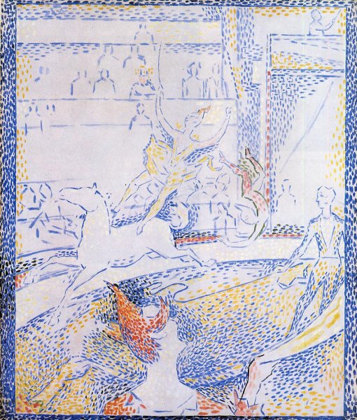 Main Product Photo of Study for 'The Circus' Painting by Georges Seurat