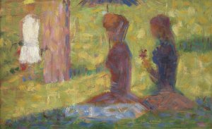 Study of Figures for La Grande Jatte by Georges Seurat Oil Painting