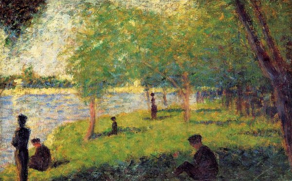 Main Product Photo of Study with Figures Painting by Georges Seurat