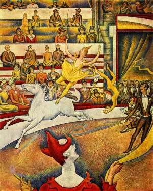 The Circus painting by Georges Seurat