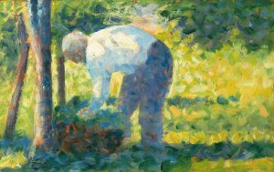 The Gardener by Georges Seurat Oil Painting