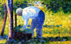 The Gardener by Georges Seurat Oil Painting