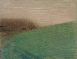 The Meadow by Georges Seurat Oil Painting