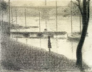The Pont de Courbevoie by Georges Seurat Oil Painting