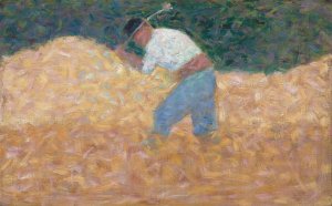 The Stone Breaker by Georges Seurat Oil Painting