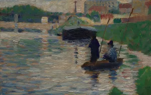 View of the Seine by Georges Seurat Oil Painting