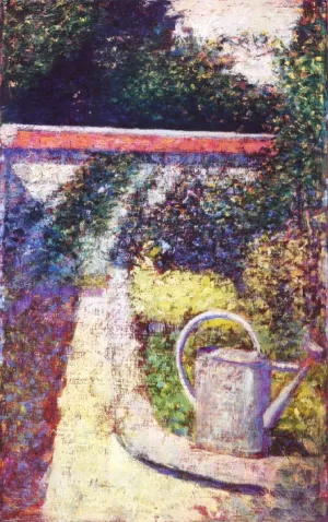 Watering Can by Georges Seurat - Oil Painting Reproduction