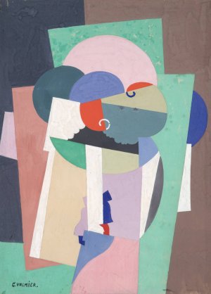 Composition by Georges Valmier Oil Painting