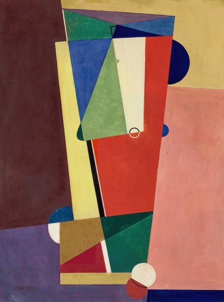 Composition  by Georges Valmier - Hand-Painted Oil Painting Reproduction