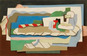 Fillette Allongee by Georges Valmier Oil Painting