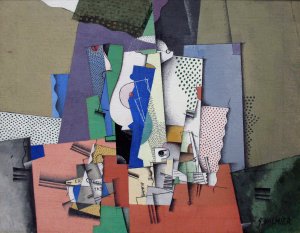 Geometrical Still life II by Georges Valmier Oil Painting