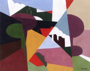 Landscape la ciotat by Georges Valmier Oil Painting