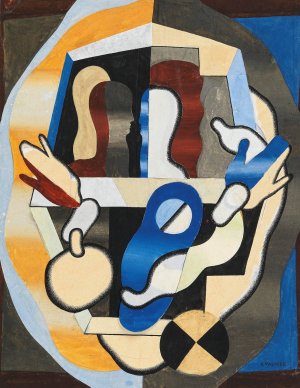 Le Paradis Terrestre by Georges Valmier Oil Painting