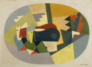 Les Boeufs Dans La Montagne by Georges Valmier Oil Painting