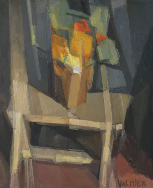 Nature morte sur une table by Georges Valmier Oil Painting