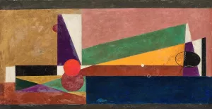 Personnage couche by Georges Valmier Oil Painting