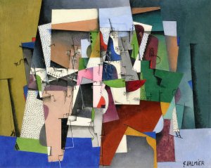 The piano by Georges Valmier Oil Painting